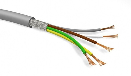 Przewód sterowniczy giętki, ekranowany LiYCY 2x1 mm² 300/300V