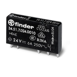 FINDER Przekaźnik miniaturowy 1P 6A 60V DC 34.51.7.060.0010