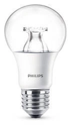 PHILIPS Żarówka LED Warmglow 8,5W 806lm E27 A60 odpowiednik 60W Clear, ściemnialna, regulacja barwy 2200-2700K