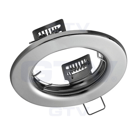 GTV Sufitowa oprawa punktowa okrągła odlew IP20 inox PORTO  OP-PROD3-02