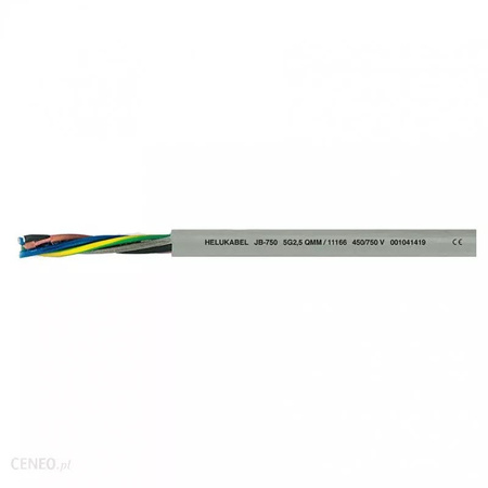 Przewód sterowniczy elastyczny żyły kolorowe JB-750 5G4 mm² 450/750V