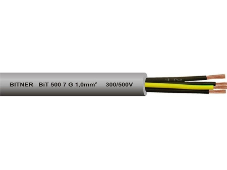 Przewód sterowniczy BIT 500 7G1,0 mm² 300/500V