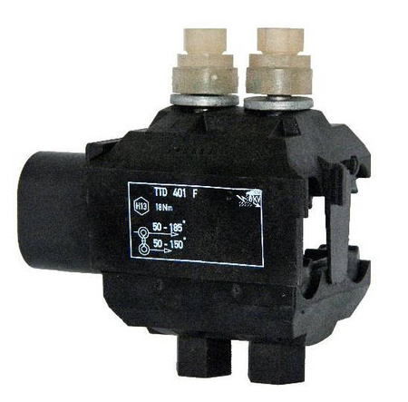 Zacisk dwustronnie przebijający izolację TTD 401 FTA (linia główna - 50-150 mm²; odgałęźna - 50-150 mm²)