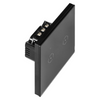 ORNO Włącznik podwójny WiFi TUYA Smart Home czarny OR-SH-17201/B
 
