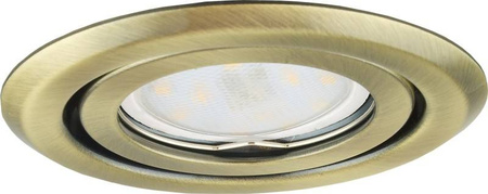 ANLUX Oprawa halogenowa okrągła ruchoma  matowy-mosiądz HDL-0015BRM 