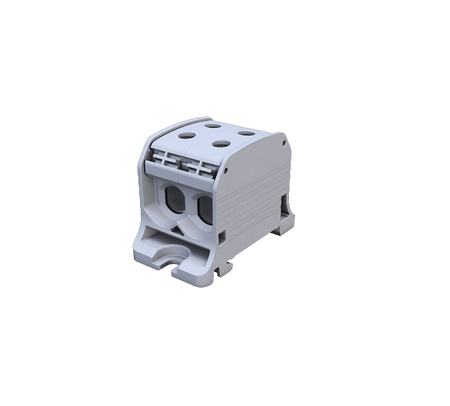 SIMET SIMBLOCK Złączka szynowa gwintowa 2x4-50 mm² Al/Cu 87310 szara STB50-2