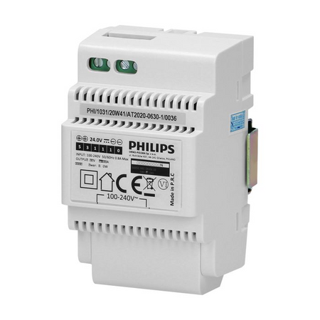 Philips WelcomeEye Power, transformator modułowy 230V AC/24V DC łatwy i szybki montaż natynkowy do zestawów wideodomofonowych z serii WelcomeEye