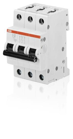 ABB Wyłącznik nadmiarowo-prądowy serii STANDARD 3-polowy B 6A 6kA S203-B6 2CDS253001R0065