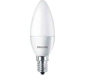 PHILIPS Żarówka LED CorePro candle 5,5W/840 odpowiednik 40W 470lm 4000K neutralna biała E14 Frosted