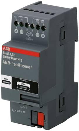 ABB Free&Home Wejście binarne BI-M-4.0.1 4-kanałowe 230V