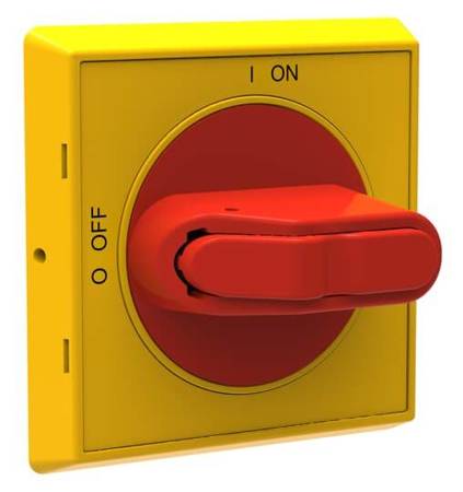 ABB Pokrętło żółto-czerwone do rozłącznika na drzwiach OHYS2RJ