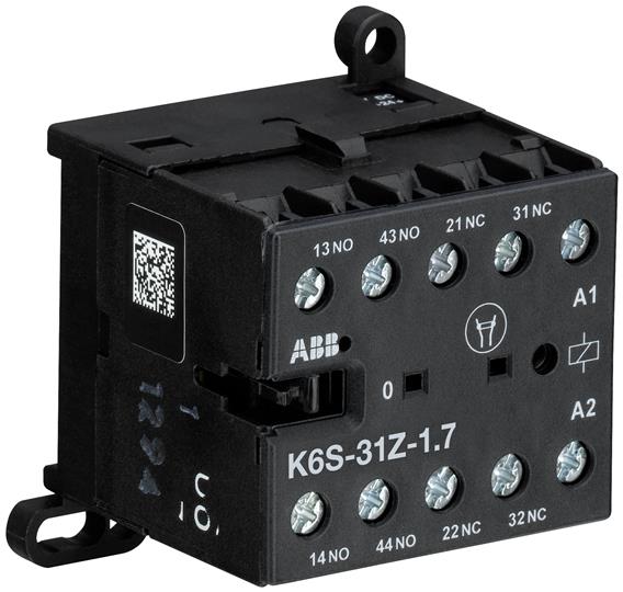 ABB Przekaźnik stycznikowy K6S-40E-1.7-71, Napięcie cewki: 24V DC, Styki robocze: 4NO