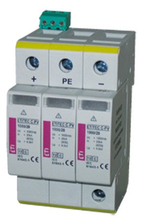ETI Ogranicznik przepięć do systemów PV ETITEC S C-PV 600/20