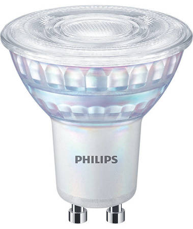 PHILIPS Żarówka LED CorePro LEDspot CLA 4W/827 odpowiednik 50W 345lm 2700K ciepła biała GU10 szklana ściemnialna