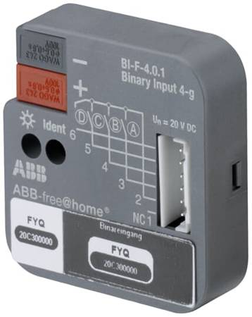 Wejście binarne 4-kanałowe BI-F-4.0.1 do systemu ABB-free@home®